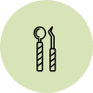 Icon of dental instruments